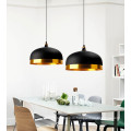 Retro restaurant bar black lights design lighting hanging antique industrial pendant lamp